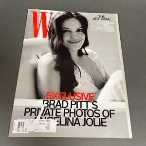 W Magazine Brad Pitt's Private Photos of Angelina Jolie November 2008